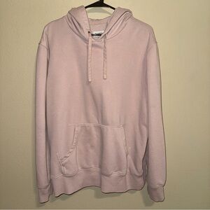 Goodfellow Men’s Blush Pink Drawstring Hoodie With Front Pocket Size Large